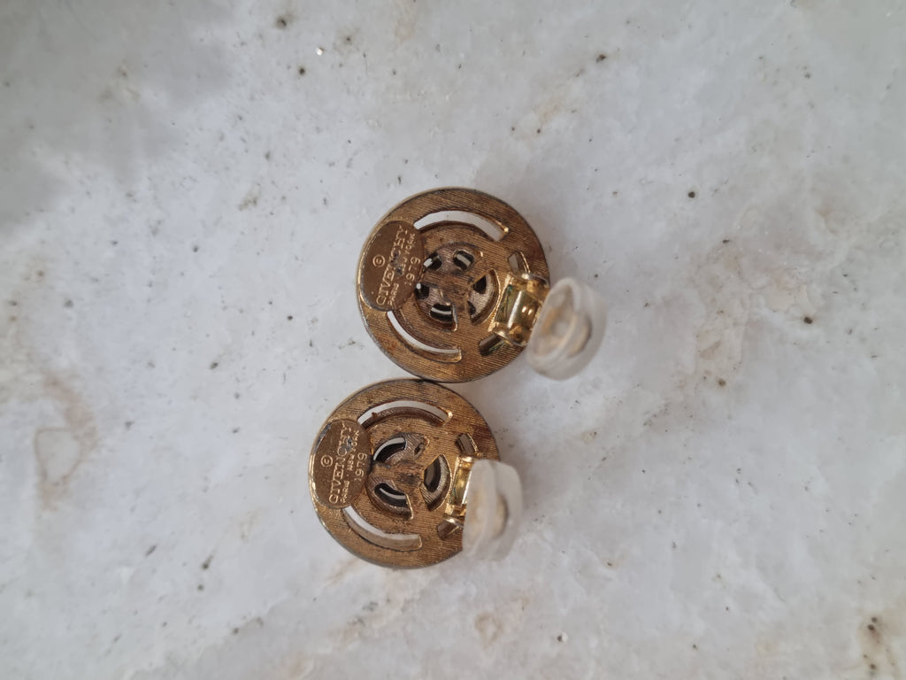 Vintage Givenchy clip on earrings