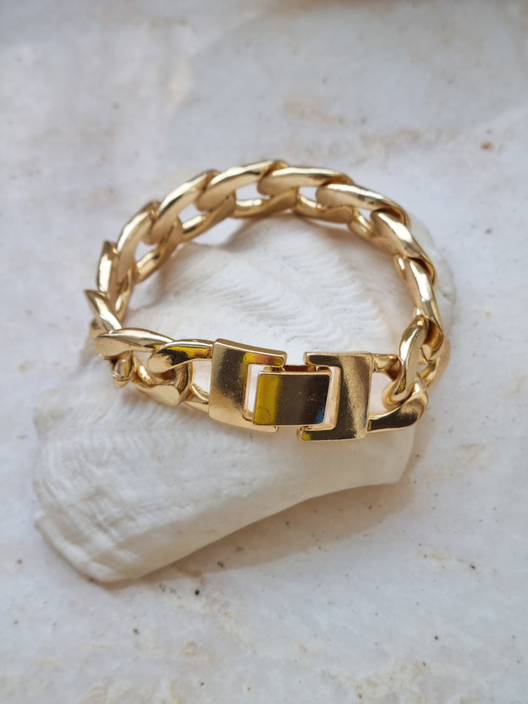 Vintage chunky chain bracelet