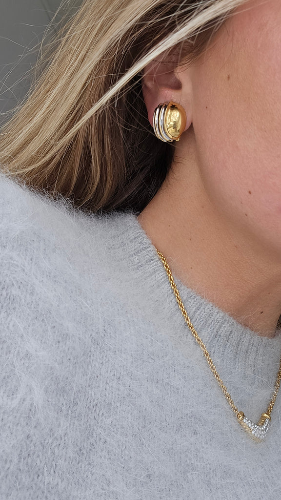 Vintage Nina Ricci clipmon earrings