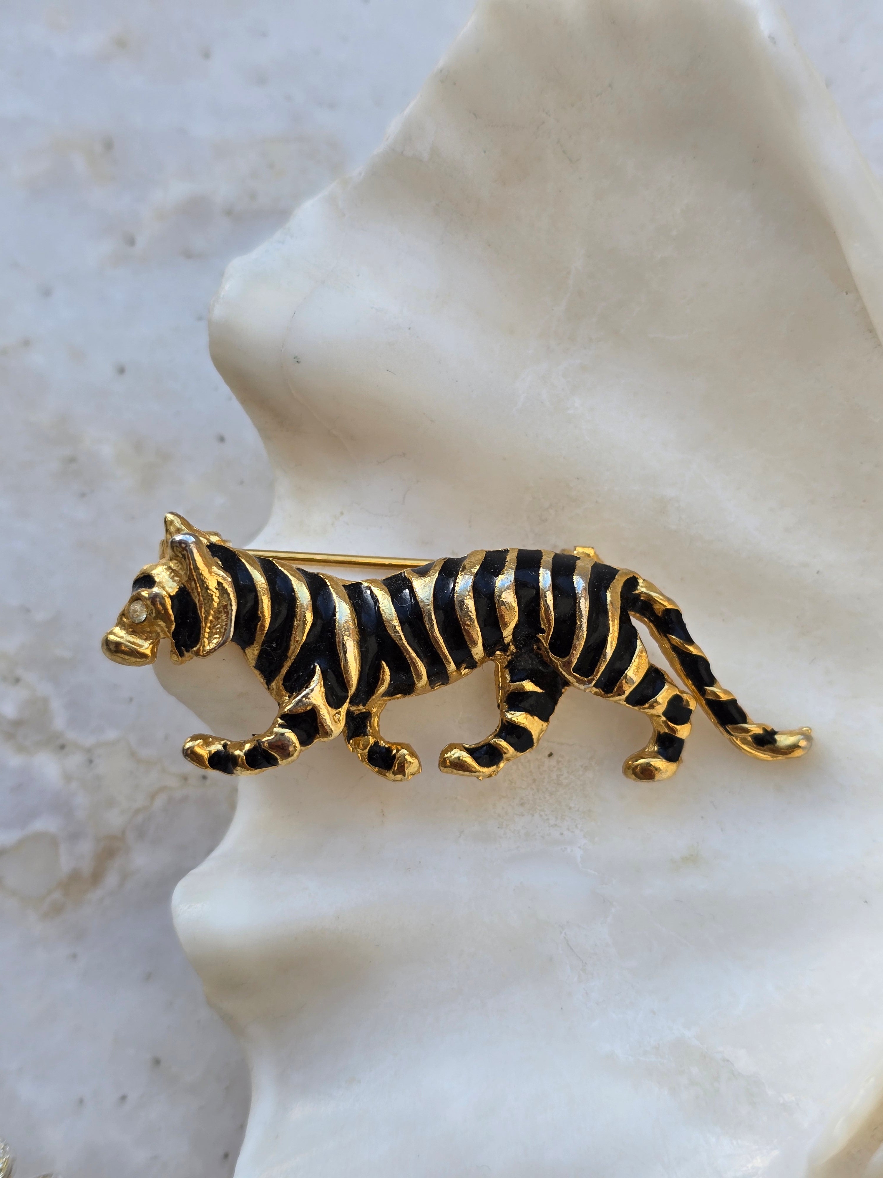 Tiger brooch sale